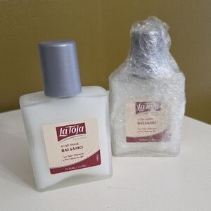 NEW After Shave Balm - White and Red Set Of 2